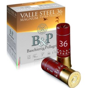B&P Valle Steel Magnum 12/76 36g 25pcs