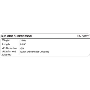 KAC SUPPRESSOR, 5.56 QDC