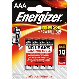Energizer Paristo AAA/LR03 Alkaline Power 4-pack