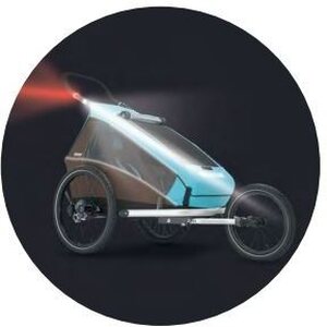 Croozer Handlebar with Light Click & Flash