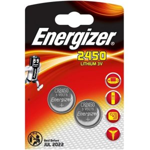 Energizer Battery CR2450 Litium 2-pack