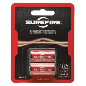 Surefire Pack of 2 SureFire 123A Lithium Batteries
