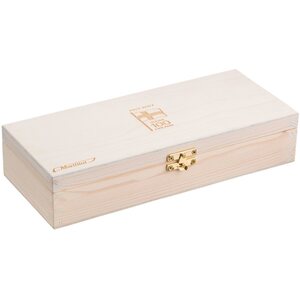 Marttiini Finland 100 Knife, Silver with wooden box