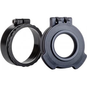 Tenebraex UAC103-CCR, Clear Tactical Clear Flip Cover with Adapter Ring, Ocular, Black in color. Double Tab Cover.