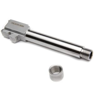 Wilson Combat Match Grade Barrel, 9mm, Glock 19, 4.72" Threaded 1/2-28, SS
