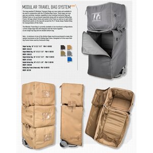 First Spear Modular Transport Bag System, Single Top Bag, 16"x12.5"x12", w/Tubes