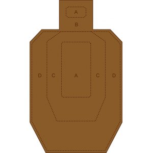 Eemann Tech Cardboard Metric Target Tan/White