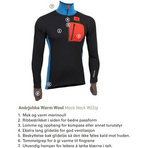 Aclima Lars Monsen Anarjohka Warmwool Polo