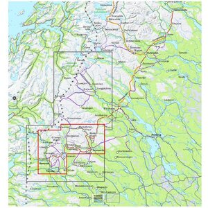 Calazo Ammarnäs - Hemavan 1:50 000