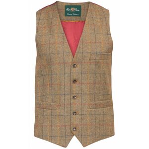 Alan Paine Surrey Men's Tweed Dress Waistcoat - Classic Fit