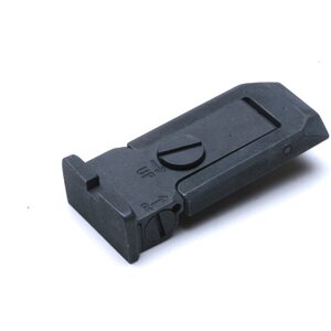 Wilson Combat Lo-Mount Adjustable Rear Sight, Gold Cup, Standard Black Blade