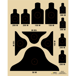 HD Targets 16" x 20" Alternate 'C' Course Insert 10 tk