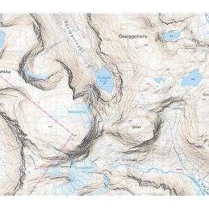 Calazo Abisko & Riksgränsen 1:25 000, 2021