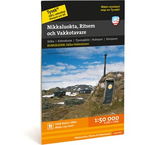 Calazo Nikkaluokta, Ritsem & Vakkotavare 1:50 000
