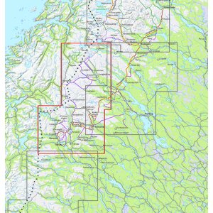 Calazo Vindelfjällen 1:100 000