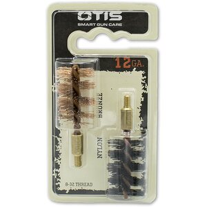 Otis 12 ga Bore Brush 2 Pack (1 nylon/1 bronze)