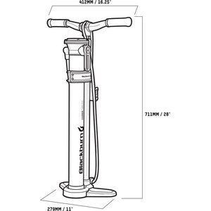 Blackburn Chamber Tubeless Jalkapumppu