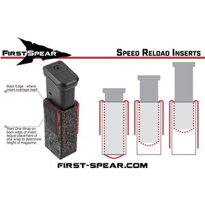 First Spear Speed Reload Insert Kit, Set of 2, Glock 22/23, Black