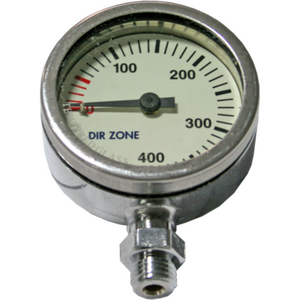 DirZone Pressure Gauge, chrome, 400bar