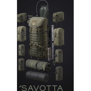 Savotta Jääkäri XL + sivutaskut