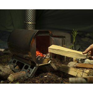 Savotta Hawu Wood Stove with Roll Chimney