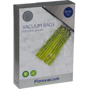 Finnvacum Vakuumipussi 300mmx400mm (uritettu) 50kpl/Lahjapaketti