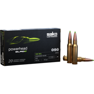 Sako .308 Win Powerhead Blade 10,5g / 162grs. 20pcs
