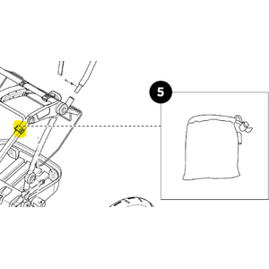 Thule Rain cover clips with bag 19-x