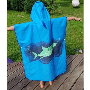BornToSwim Changing Robe Poncho Towel With Hood Kids