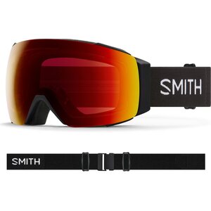 Smith I/O Mag, Black w/ ChromaPop Sun Red Mirror + Storm Yellow Flash