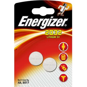 Energizer CR2032, 2 uds