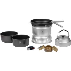 Trangia Stove 25-6 UL, 2 saucepans and frypan (non-stick), aluminium kettle 0.9L