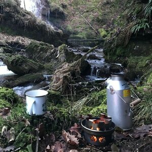 Kelly Kettle Small "Trekker" Kettle (0.6 litraa) Stainless Steel