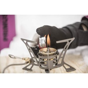 Primus OmniLite Ti inc. fuel bottle and super pouch