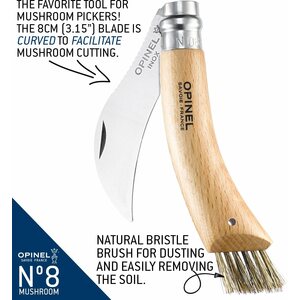 Opinel Mushroom knife beechwood handle