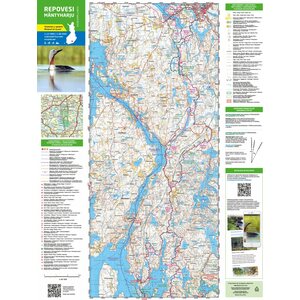 Repovesi Mäntyharju 1:15 000 / 1:40 000, vedenkestävä ulkoilukartta ja opas 2021