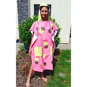BornToSwim Changing Robe Poncho Towel With Hood Kids