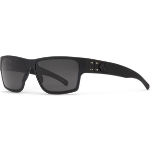 Gatorz Delta Matte Blackout with Smoked Polarized Lens
