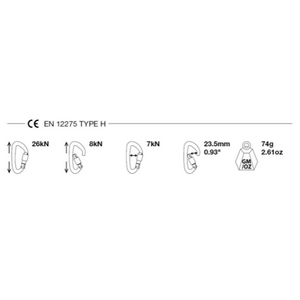 Wild Country Ascent HMS Screwgate Carabiner