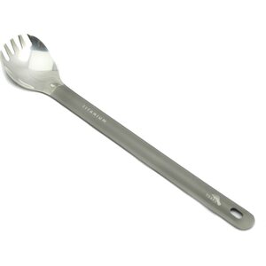 Toaks Titanium Long Handle Spork with Polished Bowl
