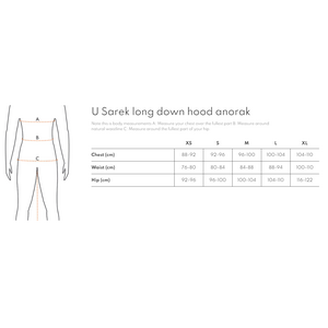 Varg Sarek Long Down Hood Anorak Unisex