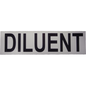 DirZone DILUENT -sticker, 17 x 5 cm