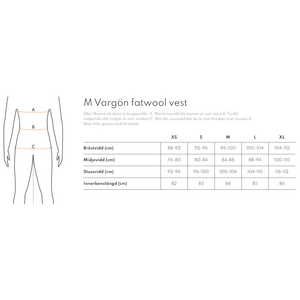 Varg Ön Fatwool Vest Mens