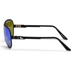 Gatorz Skyhook Matte Black with Brown Polarized Lens w/ Green Mirror