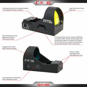 C-More RTS-2 Red Dot Sight