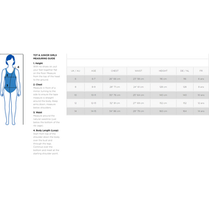 Zoggs Girls Rowleeback One Piece