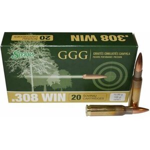 GGG 308 Win 175gr 11,3g HPBT Sierra MatchKing 20 kpl