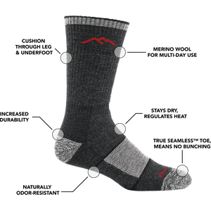 Darn Tough Hiker Boot Midweight Hiking Sock Mens