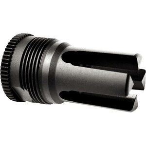 Ase Utra BoreLock Hiper Short 5.56 flash hider, flat rear