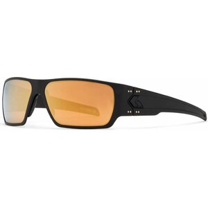 Gatorz Specter Cerakote Blackout with Rose Polarized Lens w/ Gold Mirror
